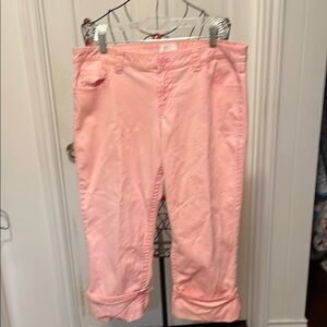 l.e.i. Pink Cropped Pants